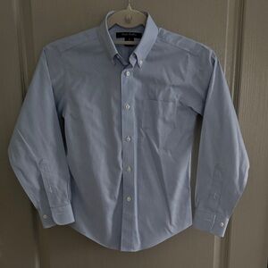 Brooks Brothers Boys Light Blue Button Down Shirt - suit, dressy, photos